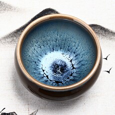 Здание 建阳建盏茶杯大号主人杯单个茶碗陶瓷功夫茶具单杯品茗杯私人定制