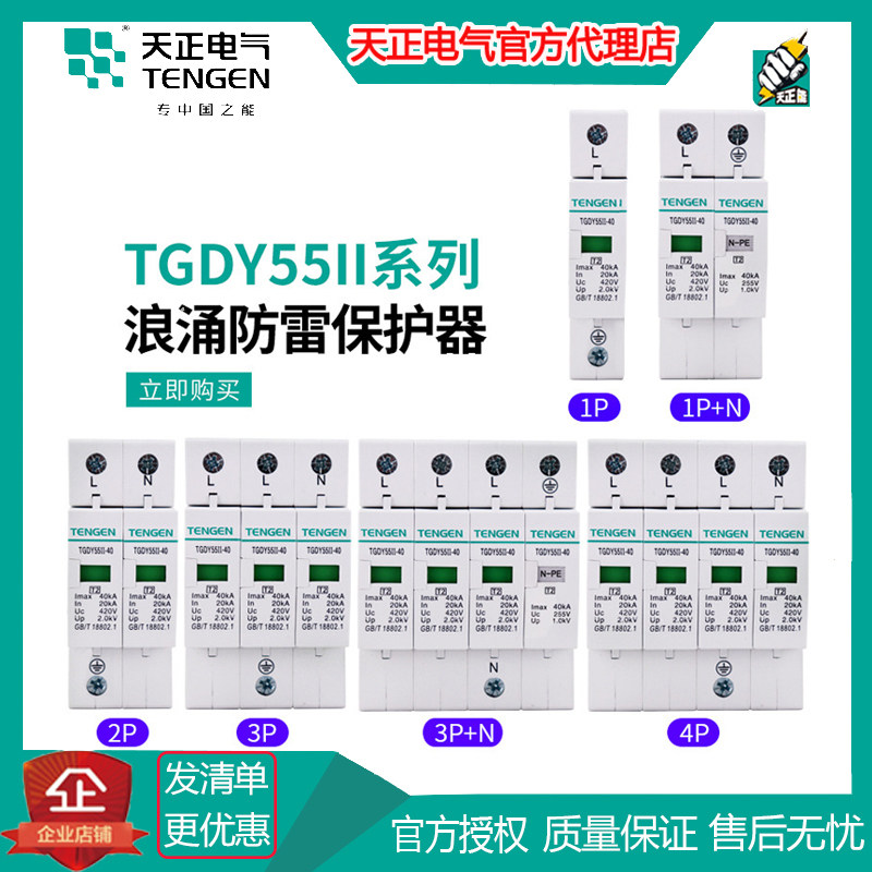 Sky positive TGDY55II11-20 40 65 80100 lightning arrestor secondary surge surge protector