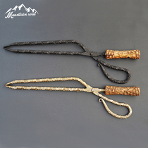 Mountain Soul Mountain Soul hand-forged Japanese-style outdoor camping fire pliers charcoal firewood clip firewood scissors