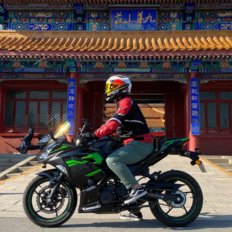Locomotive Upper Wind Shield Front Windshield Retrofit Accessories Apply Kawasaki ninja400 Ninja 400 Windproof Glass