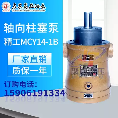 Jiangsu Qidong high pressure oil pump Factory Jinggong brand 40MCY14-1B axial piston pump MCY quantitative oil pump