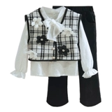 Демисезонный детский комплект, детская одежда, в стиле Шанель, популярно в интернете, в западном стиле