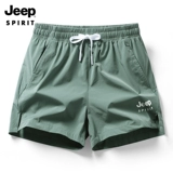 Jeep, спортивный джип, летние шорты для отдыха, тонкие шелковые быстросохнущие штаны для спортзала, для бега