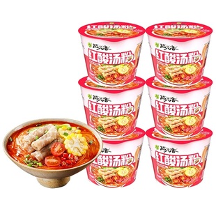 6桶装！稻花香火锅米线粉丝速食方便面泡面