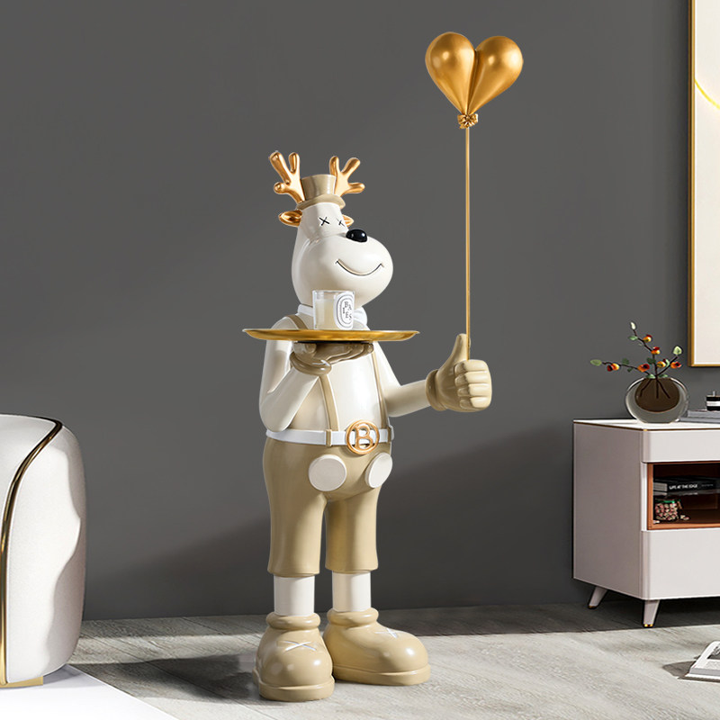 Special size net red deer Mr. Gentleman Landing a large storage Entrusted Pan Home Soft Decoration Joe New Residence Gift
