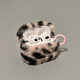 Applicable to iPhone brown leopard print Bluetooth headset cover