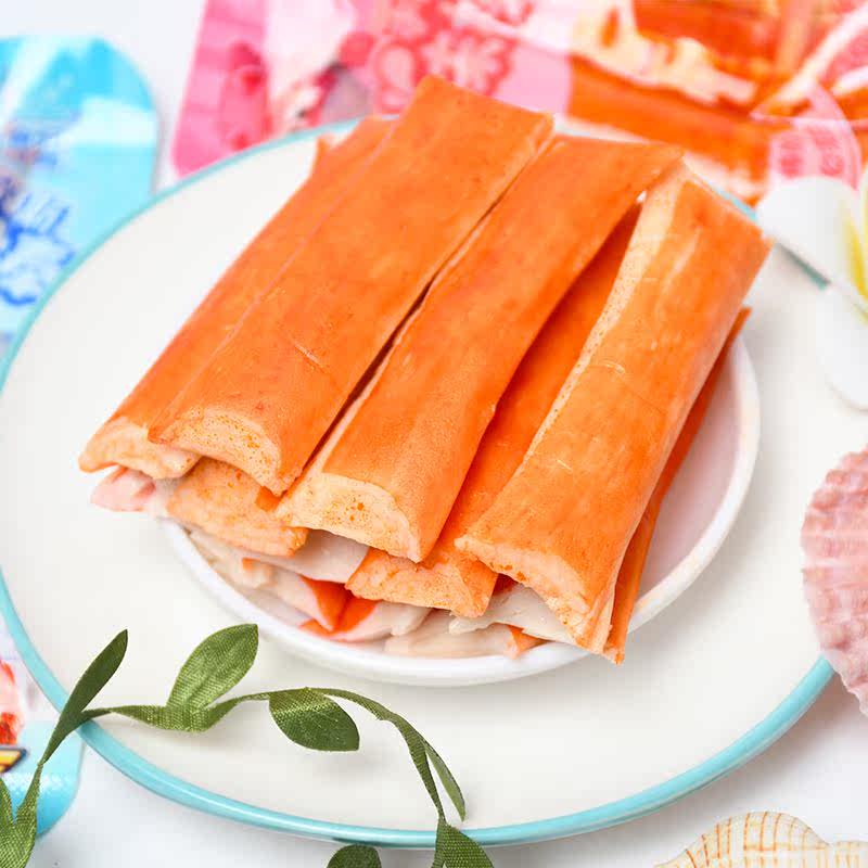 Crab stick sushi special hand shredded crab willow ready-to-eat hand shredded spicy casual snack food net red snack crab stick