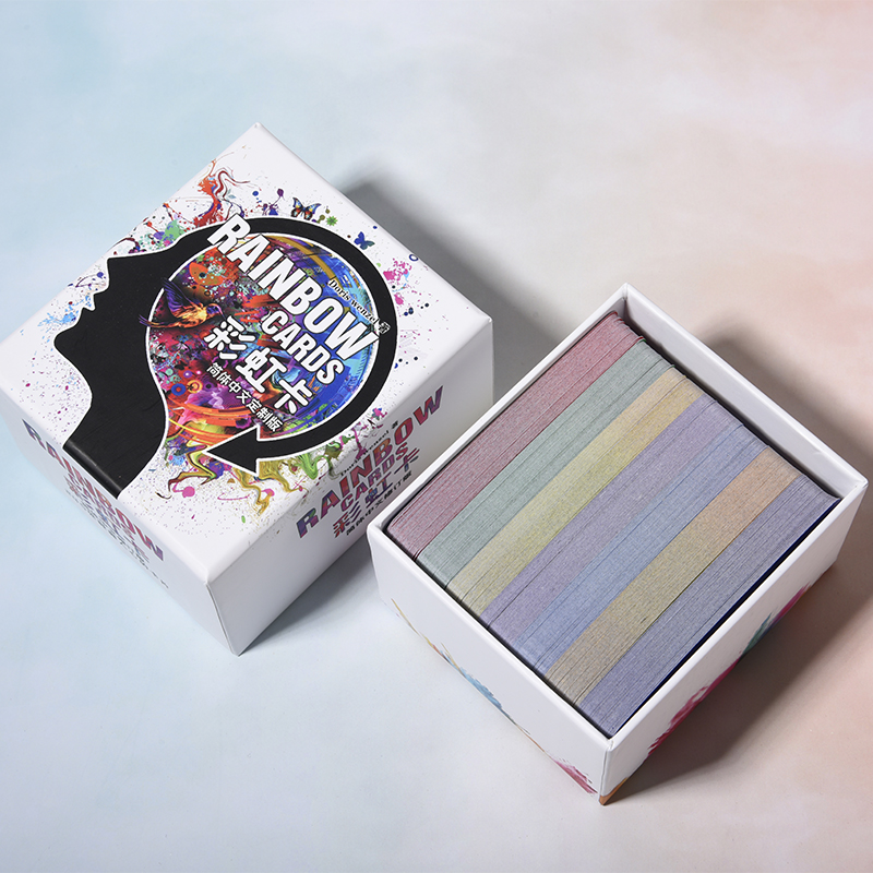 Rainbow Card Life Color Card Healing Card Energy Card Mind Tug Card Diamond Edition Table Tour Card