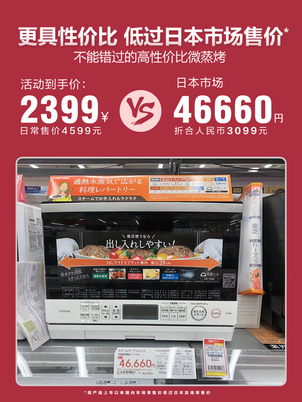 Toshiba Er-Sd80Cnw Steam Oven and Microwave All-In-One Home Appliance