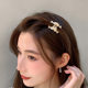 French Palace pearl clip headdress forest hairpin top clip bangs clip fixed hair half-tied hairpin