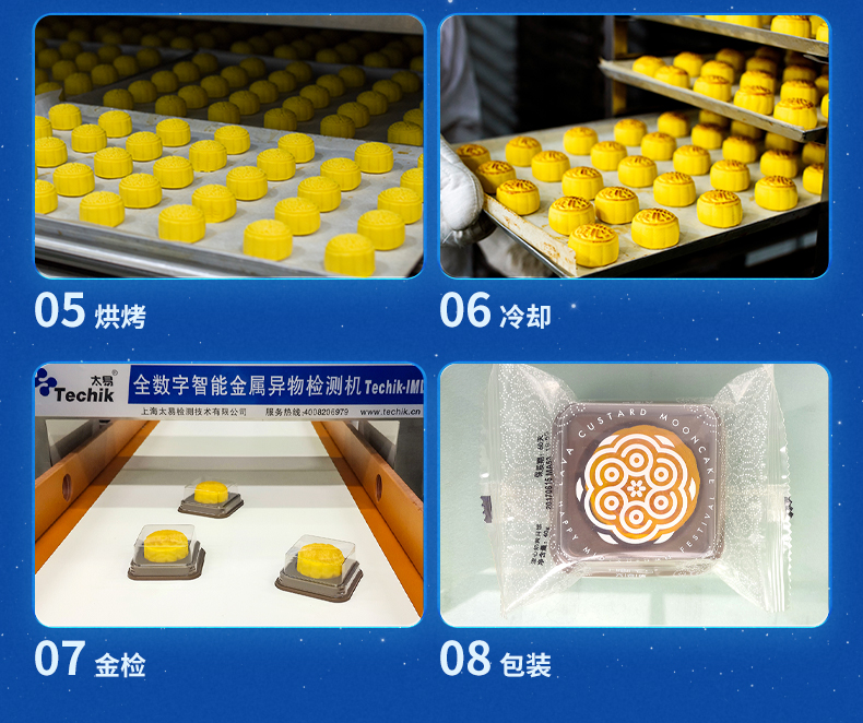 六合信 流心奶黄月饼礼盒 40g*6枚/240g礼盒装 图9