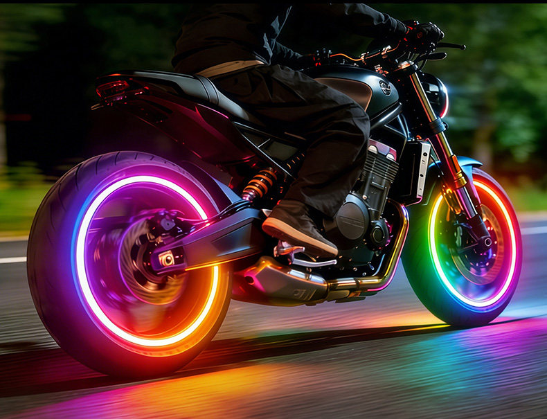 Electric Vehicles, Motorcycles, Cars, Bicycles, Colorful Wheel Hub Lights, Tire Lights, Valve Flash Lights, Ambient Lights