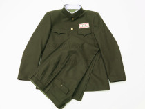 1950 winter woolen dress trousers large brimmed hat full set other colors full hood and short hood optional