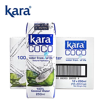 【KaraCoco】进口青椰果汁椰子水250ml*12