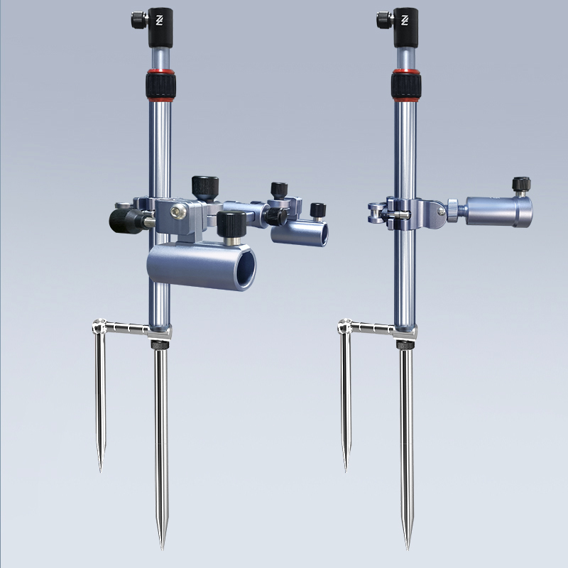 Zhifei portable turret bracket multifunctionally inserted fishing rod bracket bait plate food box rack rod fishing chair Maza companion