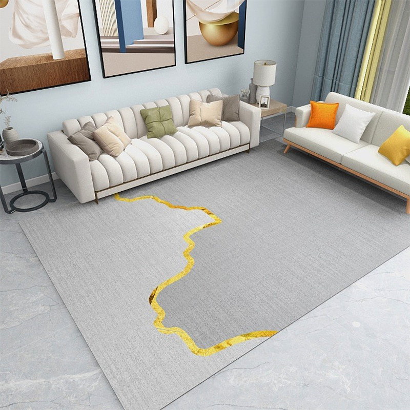Nordic style abstract carpet original design Nordic modern minimalist bedroom bedside living room mat line girl