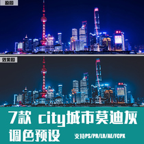 lightroom preset LR PS City gray Modi Gray Street da Vinci phone APP filter PR Color LUT