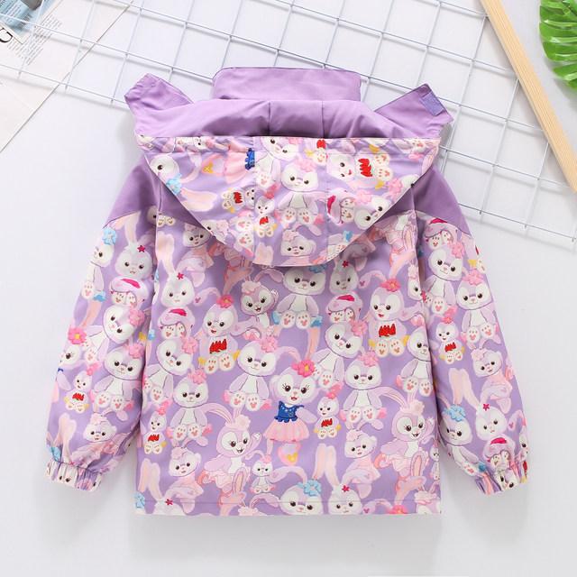 Children's clothing girls' autumn and winter coat 2022 new style thickening autumn and winter girls' foreign style detachable windbreaker windbreaker