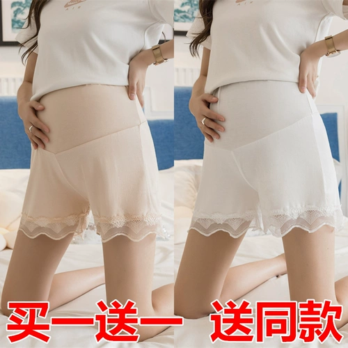 Шорты для беременных, безопасные штаны, летнее защитное белье, тонкие леггинсы, повседневные брюки, летняя одежда