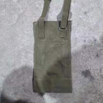 Old stock Out of stock Five-three-style single-buttoned canvas Single-shoulder bag sloped satchel with turquoise green sloping cross-bowed men