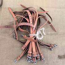 Old inventory 6780s tripod cover calfskin tie tie length 45 cm cowhide first layer retro adjustable