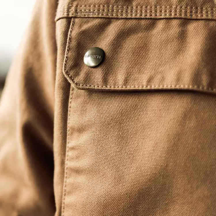 Поддержка идентификации Carhartt Carhartt 103826 бархатистая утолщённая куртка повседневная мужская рабочая куртка модная осень-зима