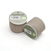 Qvien Sky Curtain Cotton Wind Rope Outdoor Camping Camping Tent Fixed Pull Rope Windproof Cotton Rope Tent Accessories