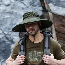 Cap Men Outdoor Fisherman Hat Speed Dry Great Eave Sun Hat Anti-UV Sun Protection Summer Climbing Fishing Cap