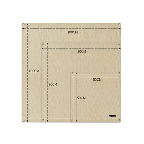 Shanqu Outdoor Camping Burning Fire Platform Ground Pad Feast Feast Fire и температура огня