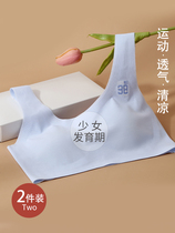  Girl Hair Stunting Underwear 13-year-old No-scratched vest with summer MoDel thin section 10 Child harness Summer thin