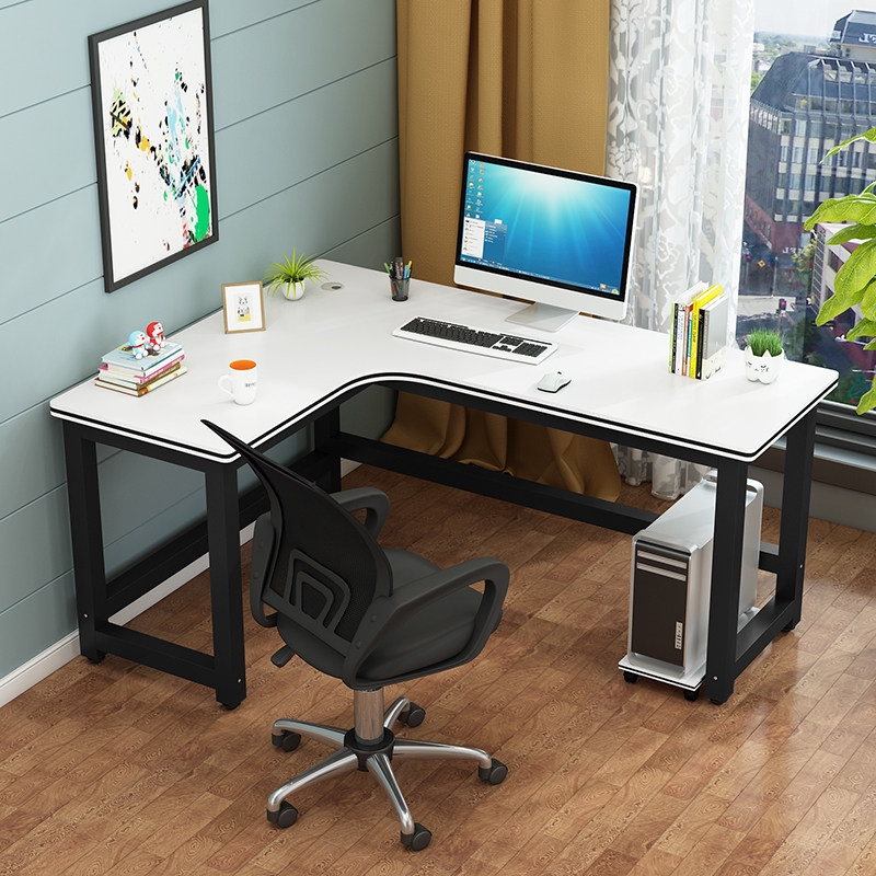 L-shaped desktop computer desk simple modern office study student desk home simple desk corner desk