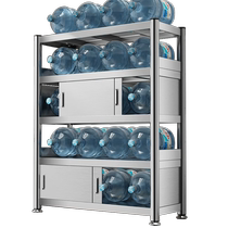 Stainless steel kitchen rack floor-standing storage rack push-pull cabinet household multi-functional cabinet storage cabinet 3626