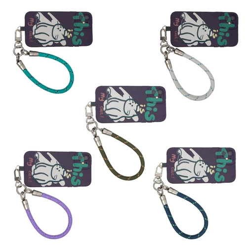 Оригинальный японский дорожный элитный светоотражающий светящийся ремешок для кемпинга, короткий браслет подходит для мужчин и женщин, защитный мобильный телефон, чайник, подвеска, наушники