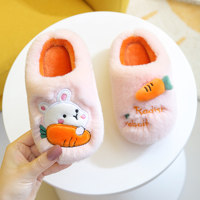 新款儿童棉拖鞋女童秋冬