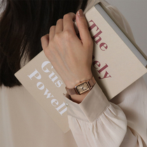 Korean watch ins niche design female soil light luxury 2021 new advanced sense luxury fashion simple temperament
