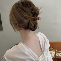 South Korea Korean hairclip back head duckbill clip clip headdress Net red 2021 new non-trace shark clip hair