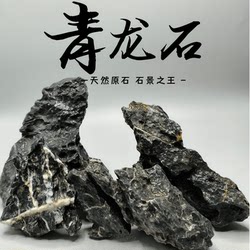 Green Dragon Stone Decorative Rockery Natural Stone Small Mini Stone Pieces for Fish Tank, Plant Tank, Landscaping Stone, Bonsai, Indoor Garden Landscape