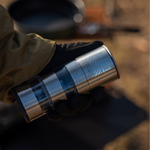 WELLHIKE Outdoor Seasoning Grinding Bottle Stainless Steel Grinder Manual Pepper Mill Multifunctional Salt and Pepper Sealed Jar