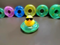 Круг + № 8 Утка + Солнцезащитные очки [3 каждый] (Circle Color Random)