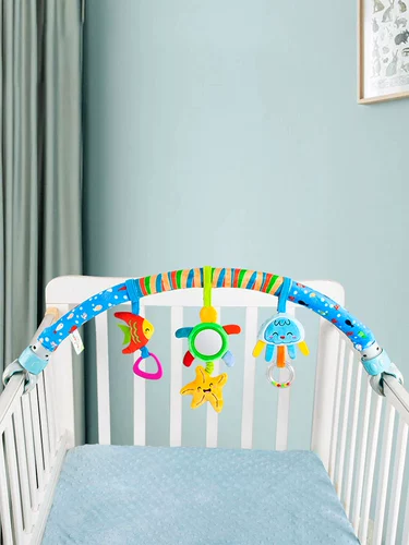 Кроватка для новорожденных, подвеска, съемная успокаивающая детская погремушка, игрушка на кроватку, 0-1 лет