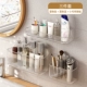 Корзина для ванной (большая) - прозрачная + полка для хранения в ванной - прозрачная + корзина с двойной перегородкой - прозрачная