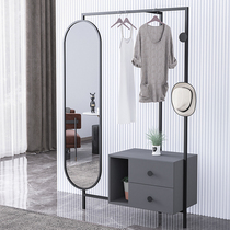 Cloister frame mirror integrated full-body mirror wearing mirror stereo floor mirror upright Alien bedroom clothing store ins wind