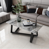 Nordic Rockboard Tea Table Small Family Style Living Room Light Lavish Minimalist Modern Creative Web Red Office Marble Rectangle