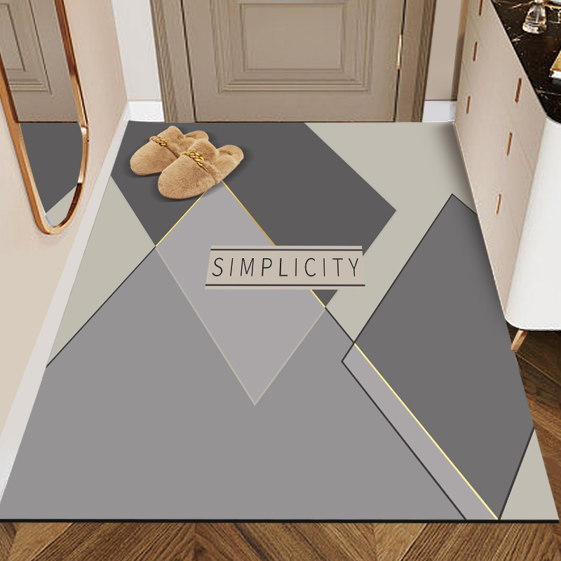 Entrance door floor mat carpet entry door entrance hall non-slip door mat mat porch home can be cut