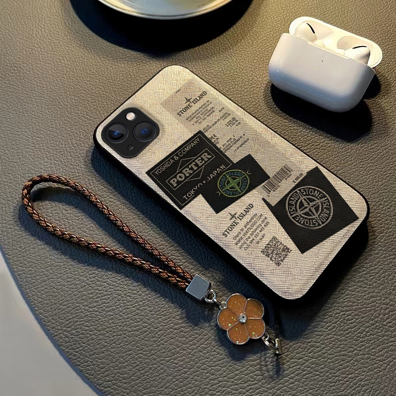 Stone Island Label Is Suitable for Apple 16 Phone Case, 15 Silicone, 14 Pro Max Cover, 13 Mini for Women, Xr Anti-Drop Luxury Se Full Coverage, Dirt-Resistant, Trendy Brand 7, 6S with Lanyard, 8 Plus Case, New Model Stone Island Label Is Suitable for Apple 16 Phone Case, 15 Silicone, 14 Pro Max Cover, 13 Mini for Women, Xr Anti-Drop Luxury Se Full Coverage, Dirt-Resistant, Trendy Brand 7, 6S with Lanyard, 8 Plus Case, New Model