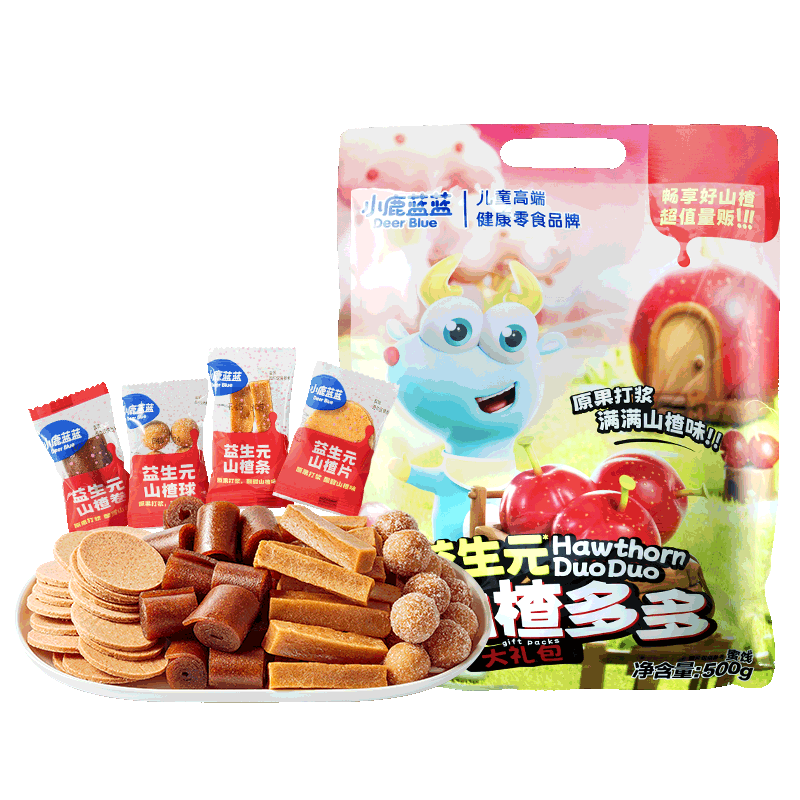 新品!!小鹿蓝蓝山楂多多大礼包!!
