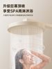 Authentic Cream-Colored Shower Set, White Thermostatic Showerhead, Household Rain Shower, Bathroom Showerhead