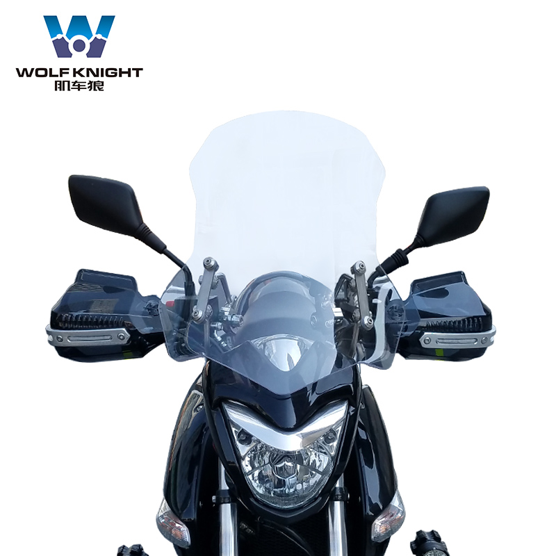 Muscle Wolf is suitable for Suzuki GW250 windshield front windshield windshield modification 4 bracket heightening