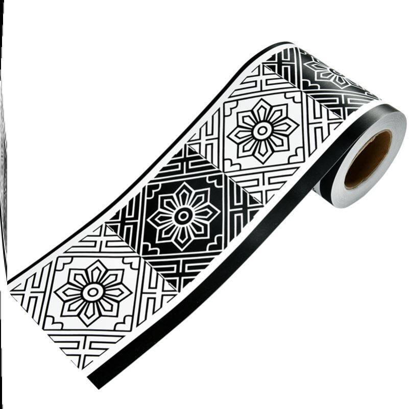 Window Sill Sideline Wall Stickers Skirting of Self-adhesive Wall Thickened Edge Chinese Self-adhesive Meme Stickler Décor Decoration