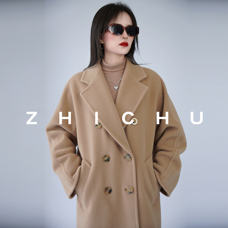 M Brand Correct Fit 101801 Classic Camel Coat for Women, Autumn and Winter Thickened Mid-Length Loose Coat 2026 New M Brand Correct Fit 101801 Classic Camel Coat for Women, Autumn and Winter Thickened Mid-Length Loose Coat 2026 New